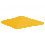 Kahekordne varjualuse katus 310 g/m&sup2; 3 x 3 m, kollane