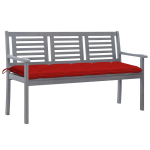 3-kohaline aiapink istmepadjaga, 150 cm, hall, eukal&uuml;ptipuit