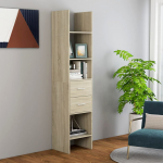 Raamaturiiul sonoma tamm, 40 x 35 x 180 cm, tehispuit