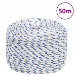 Paadik&ouml;is, valge, 6 mm, 50 m, pol&uuml;prop&uuml;leen