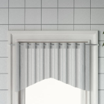 Kardinapuud 2 tk, valge ja h&otilde;bedane, 90-130 cm, alumiinium