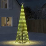 Led j&otilde;ulupuu, 688 ledi, soe valge, 300 cm