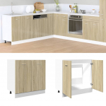 Alumine kapp, sonoma tamm, 80 x 46 x 81,5 cm, tehispuit