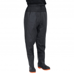 Waist waders koos saabastega, must, suurus 46