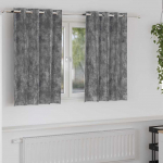 Satiinist kardinad kardinatega 2 tk hall 140 x 140 cm samet