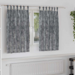 Satiinist kardinad kardinatega 2 tk hall 140 x 140 cm samet