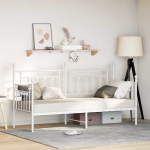 Voodiraam Valge 75 x 190 cm Teras