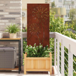 Aia privaatsuse kate rooste 50 x 140 cm kulunud teras