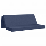 Kokkupandav diivanvoodi 180 x 67 x 45 cm Sinine