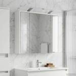 Vannitoa peeglikapp jaoks Valge 73,5 x 16 x 62,5 cm Tehispuit