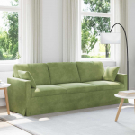 Diivan heleroheline 228 x 78 x 80 cm Samet