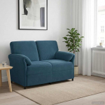 2-kohaline diivan Sinine 138 x 83 x 95 cm Samet