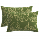 Diivanipadi 2 pcs HEERLEN Lehe Kujundus 30 x 50 cm Pol&uuml;ester