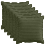 Diivanipadi 6 tk HOUTEN roheline 40 x 40 cm manchester