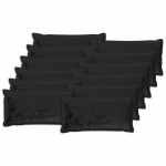 Diivanipadi 12 pcs HOUTEN Must 40 x 80 cm Flanell