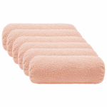 Diivanipadi 6 tk HEERLEN roosa &oslash; 15 x 40 cm boucl&eacute;