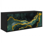Seinale paigaldatav TV kapp WIJHE 102 x 33 x 40 cm Must tamm