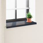Akna aluskate Antratsiit puidu mustriga 100 x 40 x 4,5 cm PVC