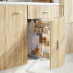 3 riiuliga v&auml;ljat&otilde;mmatav k&ouml;&ouml;gi traatkorv h&otilde;bedane 47x25x56 cm