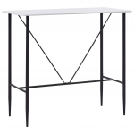 Baarilaud, valge, 120 x 60 x 110 cm, mdf