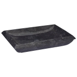 Valamu must 50x35x10 cm, marmor