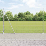 Karjamaa-aed h&otilde;bedane 25 x 1.5 m tsingitud teras