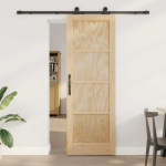 Liuguks komplekt manuaalne naturaalne ja must 73.5 x 211 cm