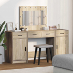 Tualettlaud sahtliga 3 tk pruun 40 x 41 x 75 cm tehispuit