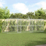 Koerakuut 3 tk h&otilde;bedane 6 x 2 x 2 m tsingitud teras
