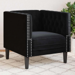 Diivan must 74,5 x 71 x 70,5 cm samet