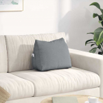 Seljatugi padi helehall 45 x 20 x 35 cm kangas