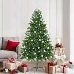 J&otilde;ulupuu koos 300 led-iga koos alusega roheline 180 cm pe