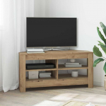 Nurgakapp TV jaoks K&auml;sit&ouml;&ouml;puu 102 x 40,5 x 45 cm Tehispuit