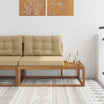 V&auml;lim&ouml;&ouml;bel L&otilde;pu Diivan padjaga Neutraalne 115 x 83 x 73 cm