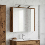 Vannitoa peeglikapp Vana puit 63,5 x 16 x 62,5 cm Tehispuit