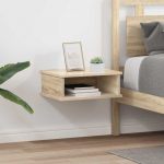 &Ouml;&ouml;kapp 2 tk sonoma tamm 40 x 31 x 15 cm tehispuit