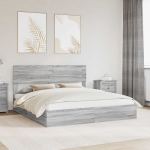 Laos voodi peaga sahtliga Hall Sonoma 180 x 200 cm Tehispuit