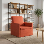 Tugitool Punane oranž 70 x 81 x 82 cm Korter kangas