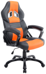 Kontoritool Pedro, must/oranž