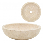 Valamu 40 x 12 cm, marmor, kreemjas