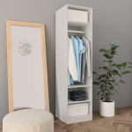 Garderoob valge 50 x 50 x 200 cm tehispuit