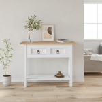Konsoollaud, mehhiko m&auml;nd, corona sari, valge 90 x 34,5 x 73 cm