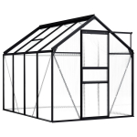 Kasvuhoone, antratsiithall, alumiiniumist 4,75 m&sup3;