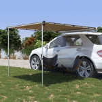 Matkaauto ja haagissuvila varikatus 2,4 x 2,5 x 2,15 m, beež