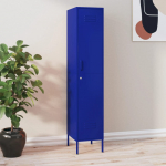 Lukustatav hoiukapp, tumesinine, 35 x 46 x 180 cm, teras