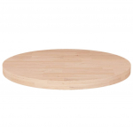 &Uuml;mmargune lauaplaat, &oslash;50 x 2,5 cm, t&ouml;&ouml;tlemata tammepuit