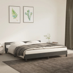 Voodiraam ilma madratsita, tumehall, 180x200 cm, samet