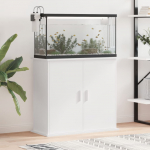 Akvaariumi alus, valge, 81 x 36 x 73 cm, tehispuit