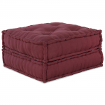 Modulaarne diivan 2 tk bordeaux 140 x 70 x 36 cm kangas