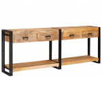 Konsoollauad 2 tk pruun 200 x 33 x 75 cm tugev mango puu